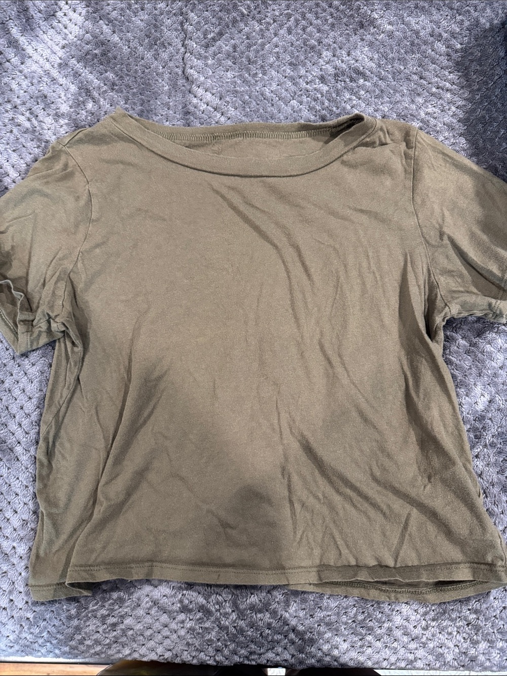 Women's Olive Short Sleeve Tee